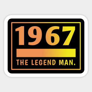 1967 birthday Sticker